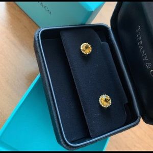 Tiffany and Co. Citrine stud earrings